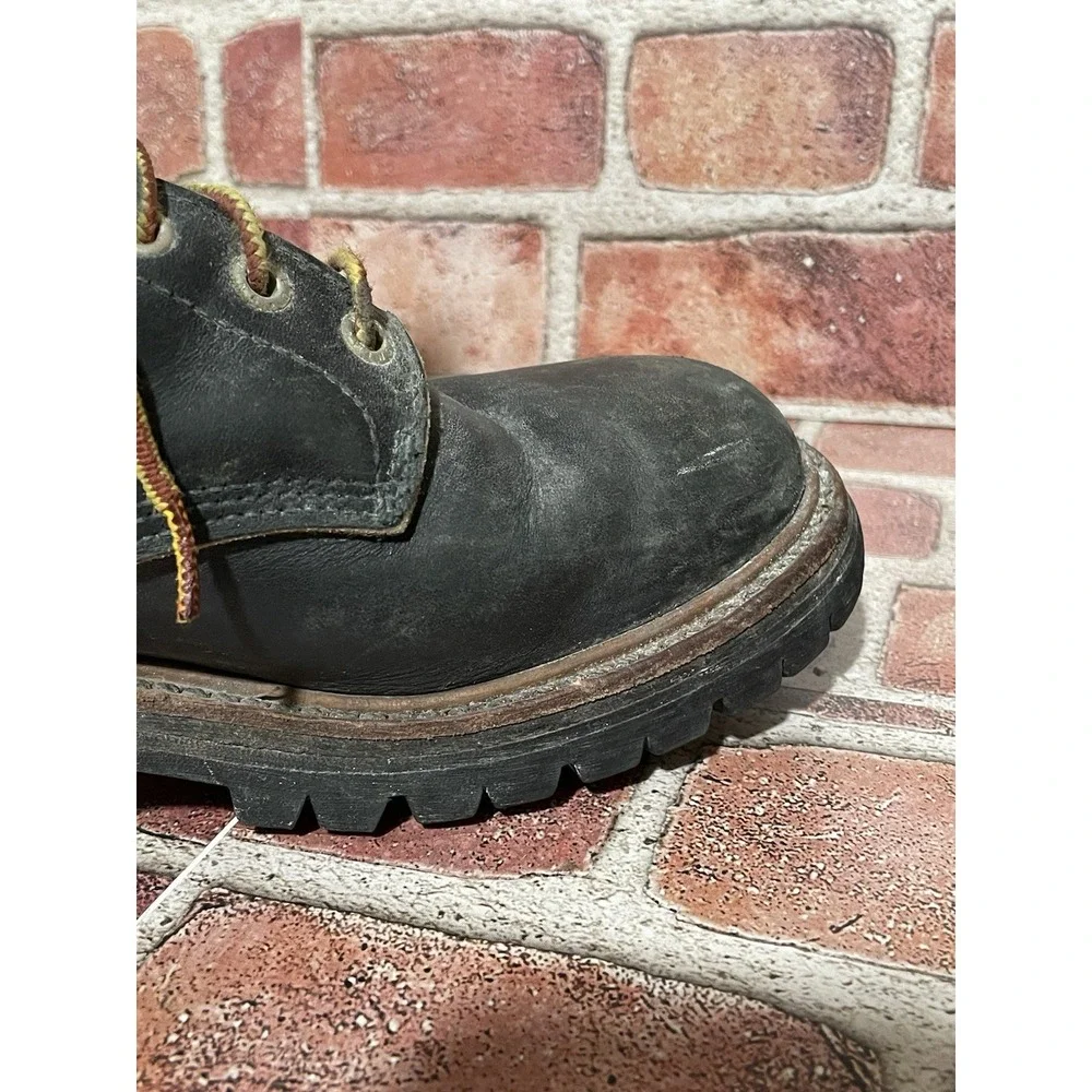 Red Wing 699 Wildland Fire Fighter Logger Black Leather Boots Men's Size 8.5C